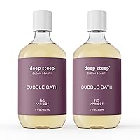 Vista 12 de Deep Steep Baño de burbujas, lima de coco, 17 onzas (paquete de 2) – Remojo calmante con manteca de karité, aceite de argán, aloe vera y aceite
