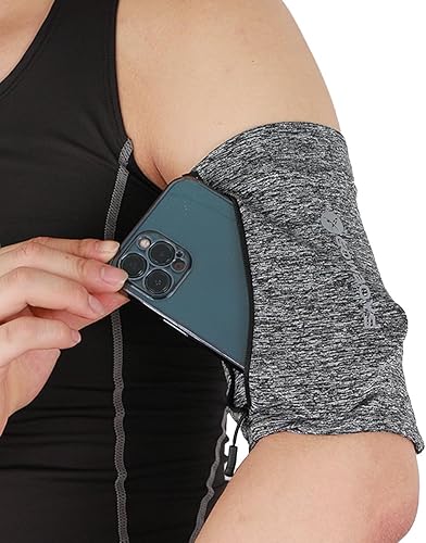 Brazalete de teléfono para correr para hombres y mujeres, bandas universales para teléfonos de menos de 8 pulgadas, brazalete impermeable para