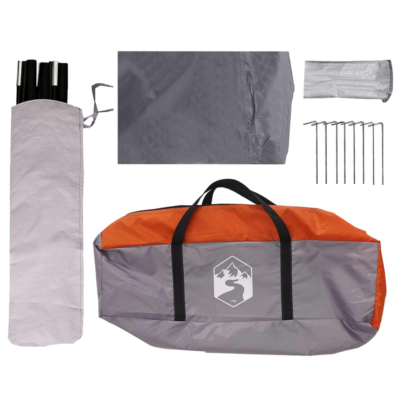 Fahrzeugmarkise Armeegrün Heckzelt für Auto und SUV, Vorzelt 518 x 580 x 215 cm aus Polyester und Stahl für Camping und Reisen, Flexibles Autozelt mit Zubehör