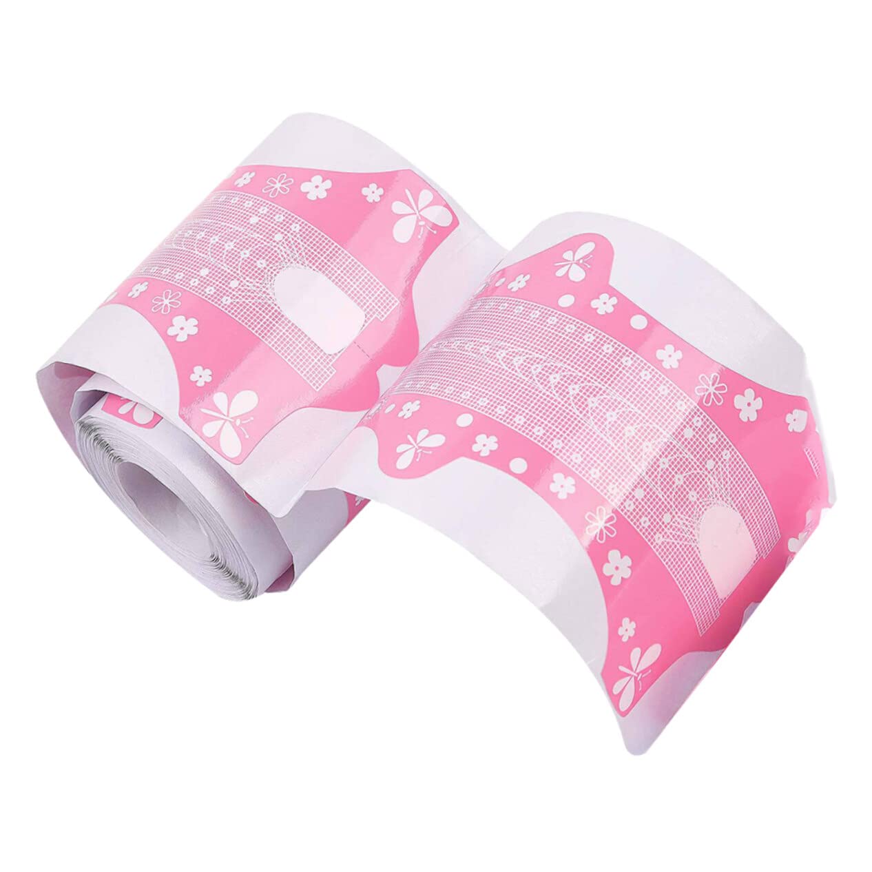FRCOLOR 4rotoli Forme Adesive Per Estensione Unghie Guida Nail Art Per Ricostruzione Unghie Gel Strumenti Professionali Per Manicure e Design Elegante e Facile Da Usare