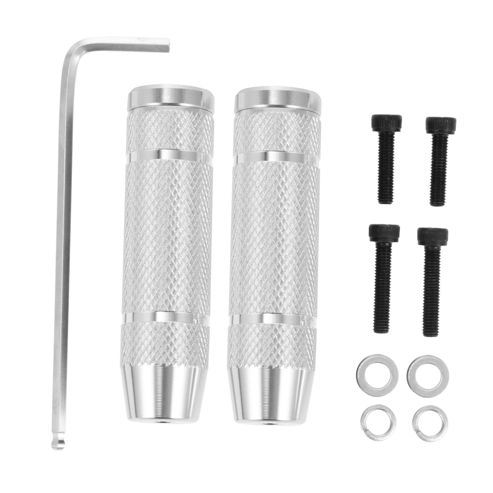 POPETPOP 1Pair Aluminum Alloy Pegs for Bicycles Easy to Install Bike Foot Pedals Durable Wear Resistant Design for Mountain and Bikes Accessory for Bike