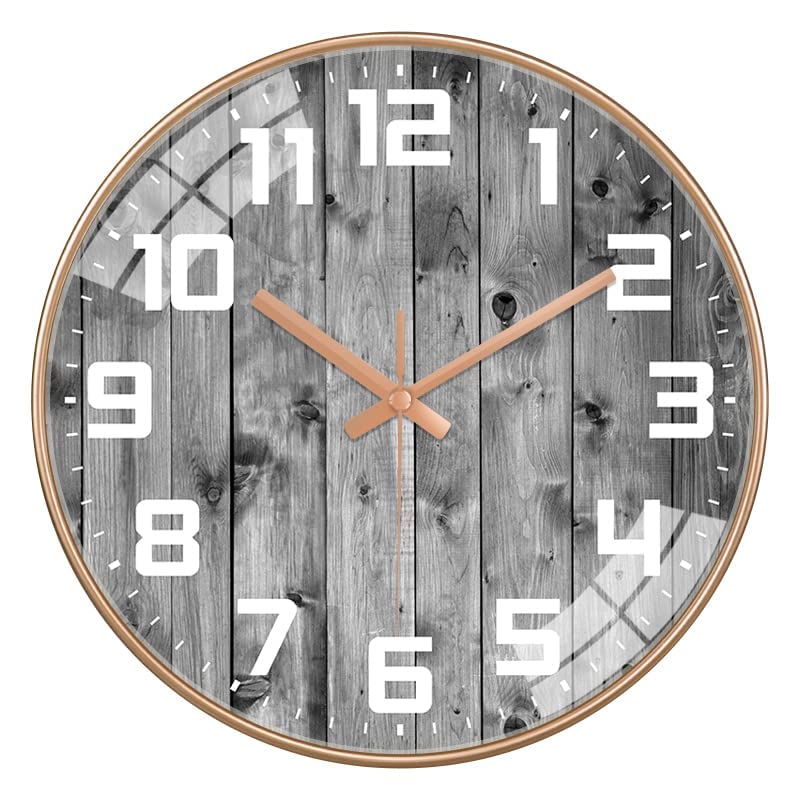 M.T. BROTHERS Wall Clock Wall Clock Silent Battery Operated Round Wall Clock Modern Simple Style Decor Clock Non-Ticking (Oak Round) (B0BFQL41K6) Amazon Price History, Amazon Price Tracker