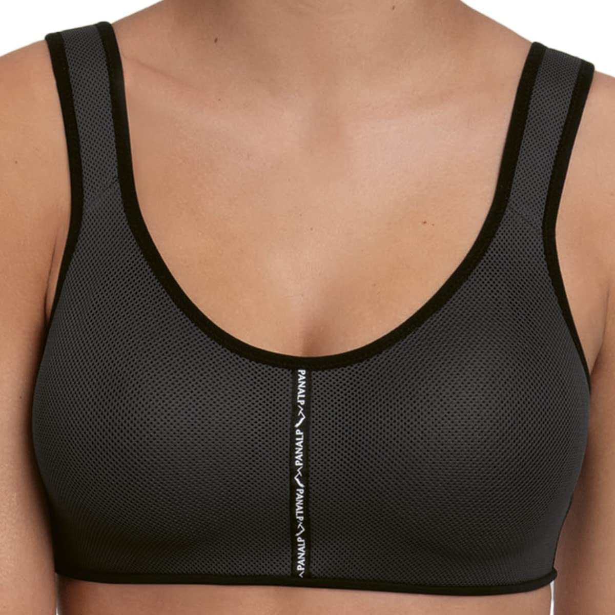 Anita Active PanAlp Air 5560-476 damski biustonosz sportowy antracytowy/czarny, antracyt/czarny, 75A