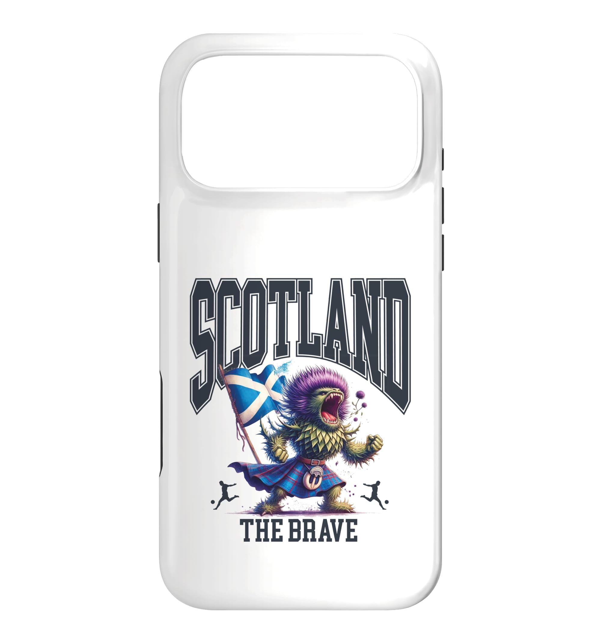 Scotland The Brave Thistle Monster World Cup Football Case for iPhone 17 Pro Max