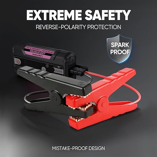 Miniatura 4 de LOKITHOR J400O 2000A Arrancador de batería de coche de 12 V y bolsa de la serie J, funda de protección EVA para J400J401J401XJ402 LOKITHOR Jump