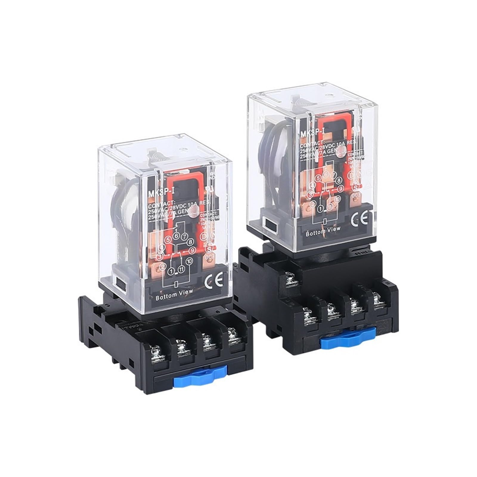 Relais électromagnétique MK3P-1 résistant aux arcs électriques pour circuits de commande 10A