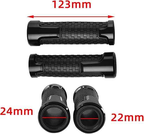 Miniatura 2 de Manillar de motocicleta universal de 78 pulgadas 0.866 in antideslizante para manillar de goma para Suzuki V-Strom DL250DL650DL1000 VStrom 650 250