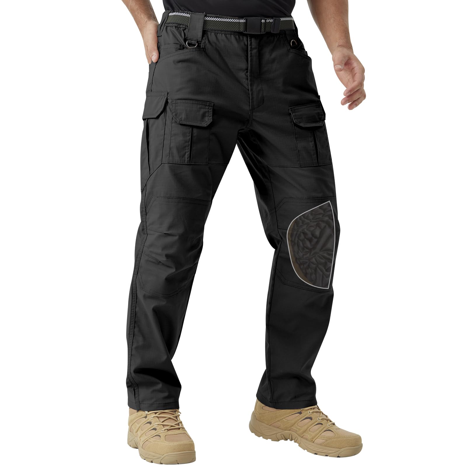 PandaVey Men's Stretch Tactical Work Pants