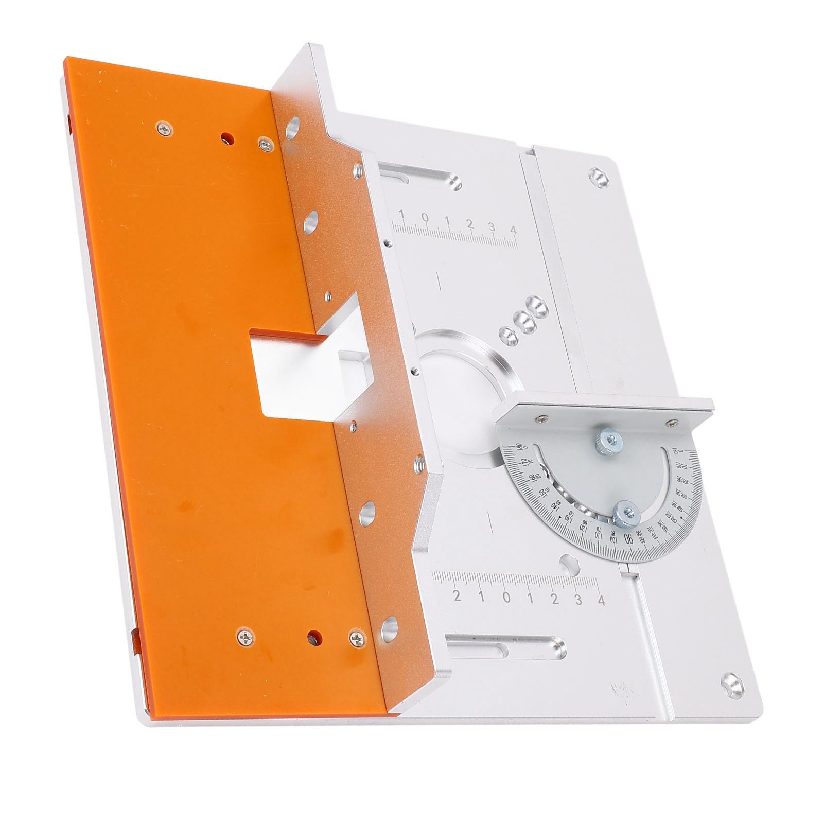 Placa de Mesa Enrutadora, Diseño de Aluminio Duradero para Máquina Recortadora, Adecuada para Proyectos Domésticos de Carpinteros