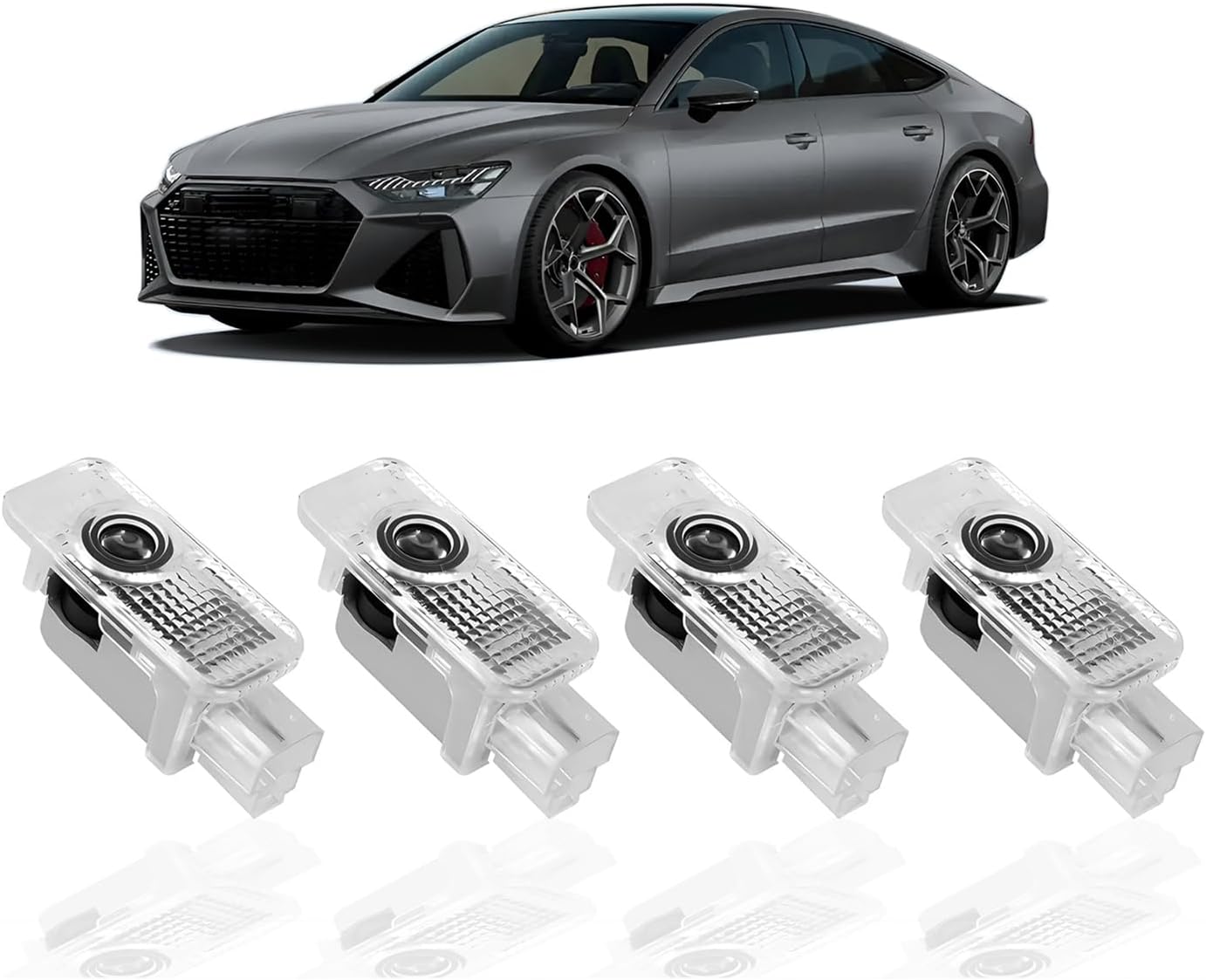 Car door lights for A1 A3 A4 A5 A6 A7 A8 Q3 Q5 Q7 TT R8 RS S