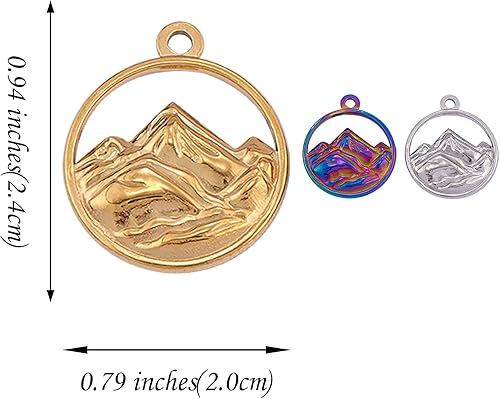 Miniatura 2 de 15 dijes de alas de ángel de acero inoxidable 304 para manualidades, joyas, collares, aretes, suministros