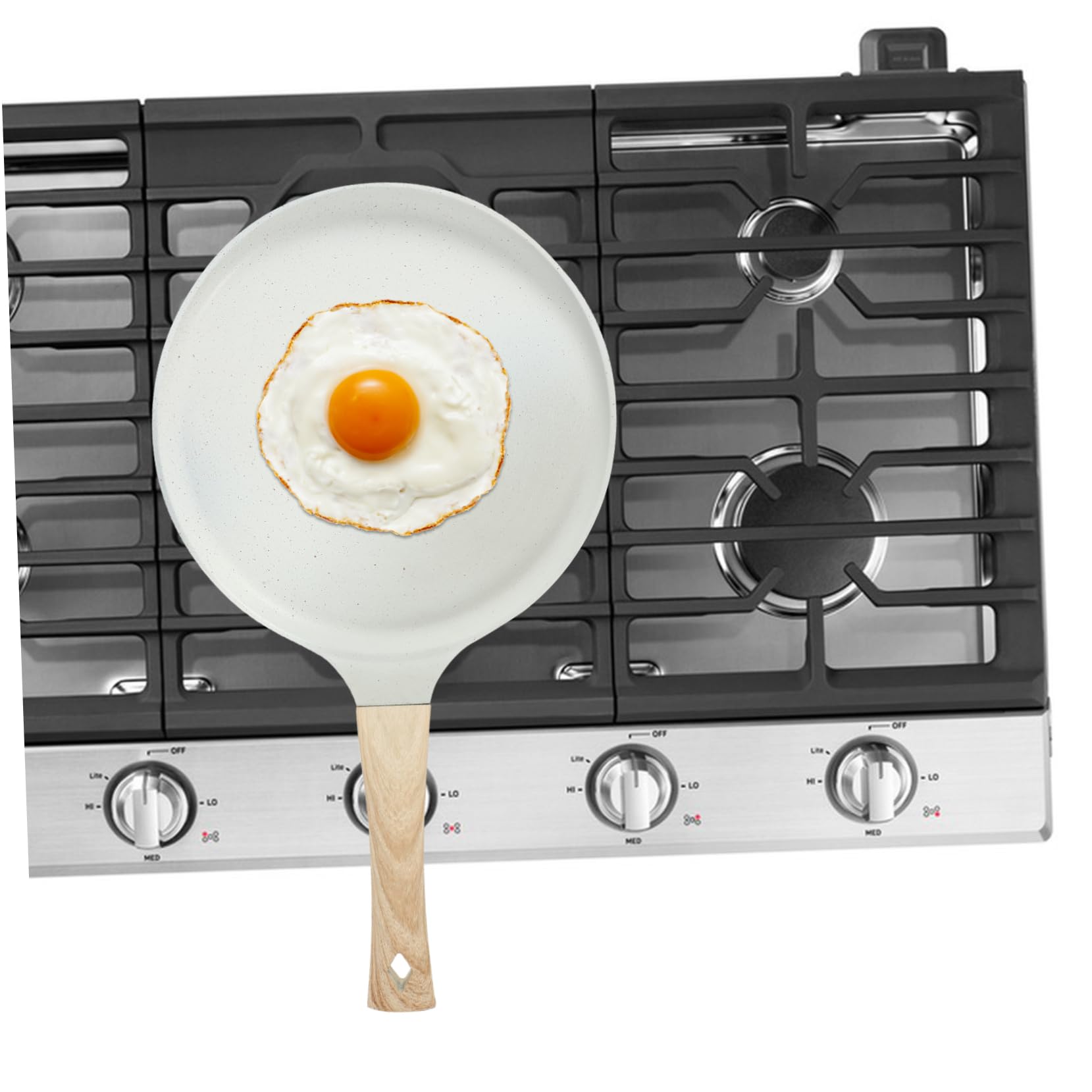 Sartén Antiadherente De Piedra Médica Para Freír Huevos y Pancakes Compatible Inducción y Gas Para Cocinar Familia