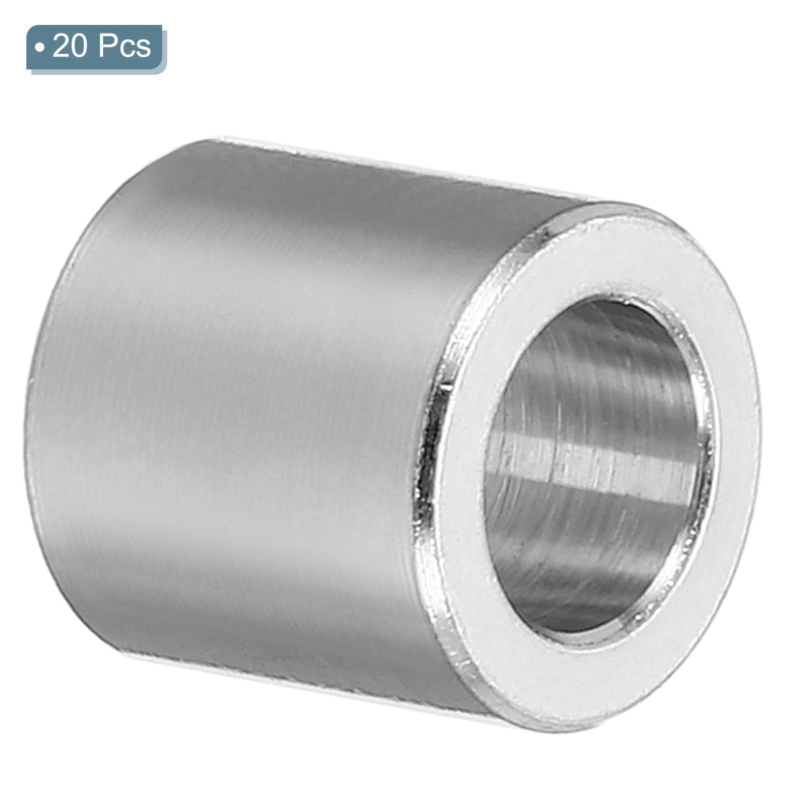 TOP-VIGOR 20Pcs M6 Aluminum Spacer, 6.2mm ID x 10mm OD x 10mm Length Metal Spacer - Image 3