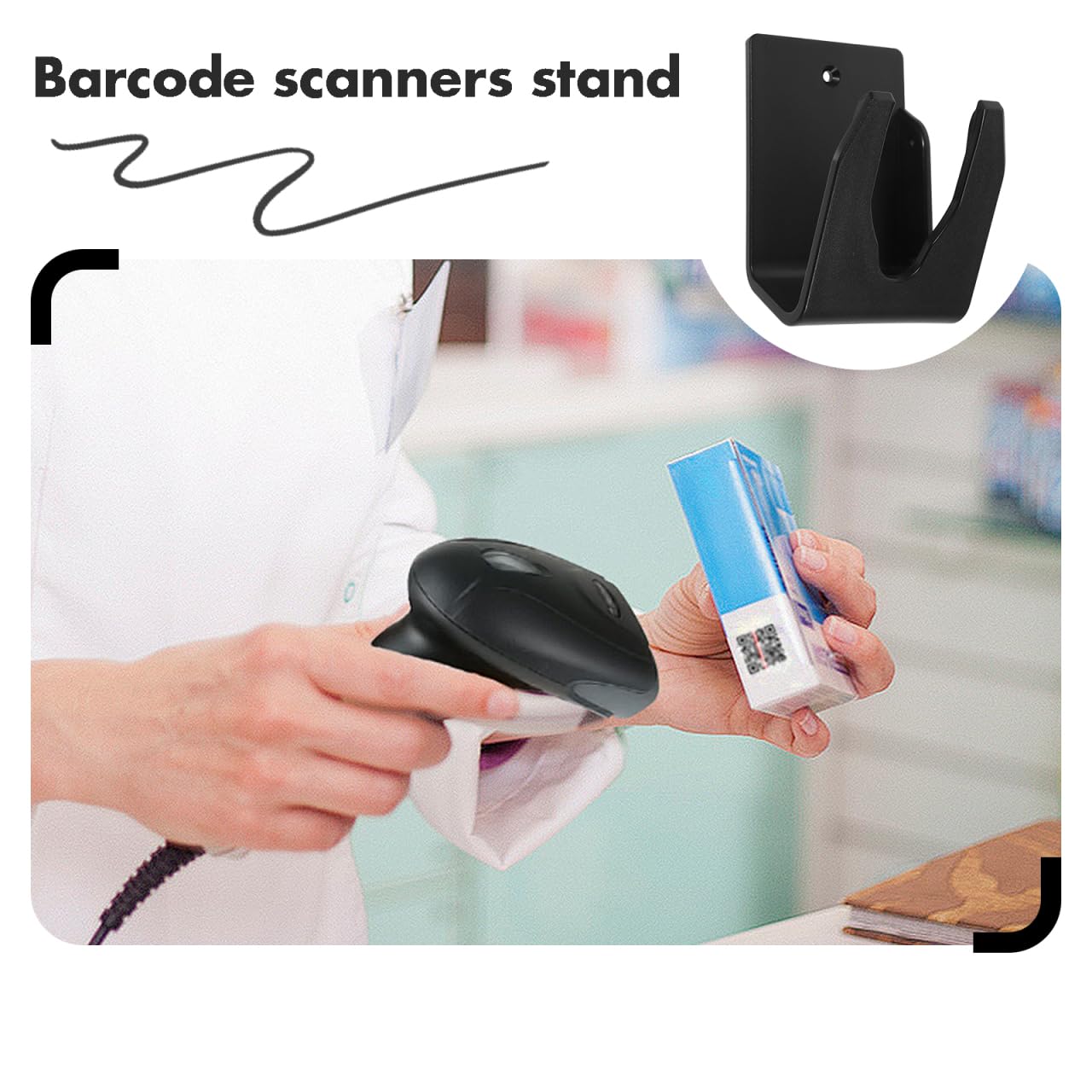 Didiseaon 5 Sets Barcode Scanner Halterung Für Schreibtisch Stabiler Halter Für Handscanner Universeller Barcode-Scanner Ständer Für Supermarkt Einzelhandel Und Bibliothek Kompakt Und Langlebig