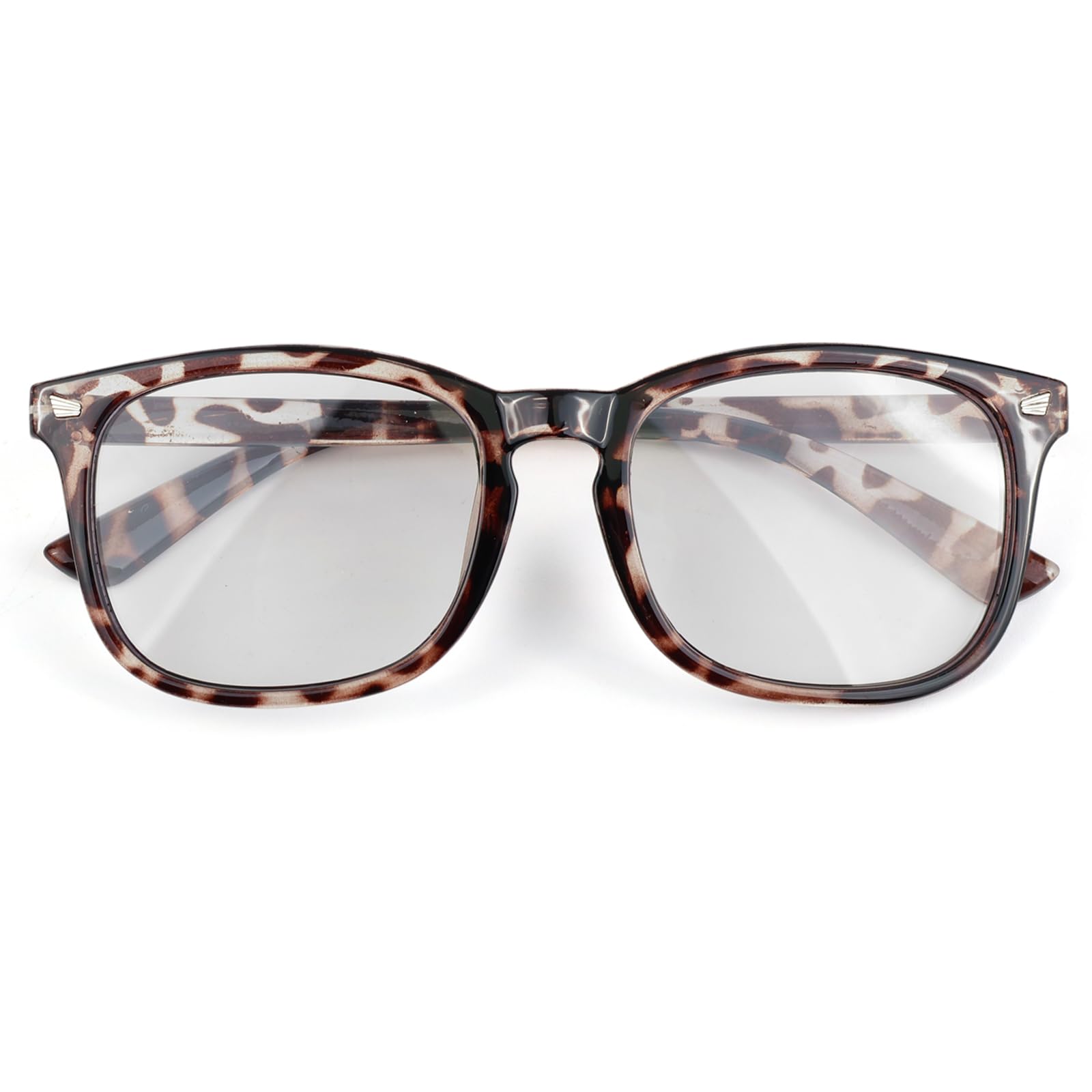 Blue Light Glasses Women Men, Anti-Glare Blue Light Blocking Reading Glasses Fashion Rectangular Frame Computer Screen Gaming TV Eyeglasses for Gaming Reading F4-FLGYJ