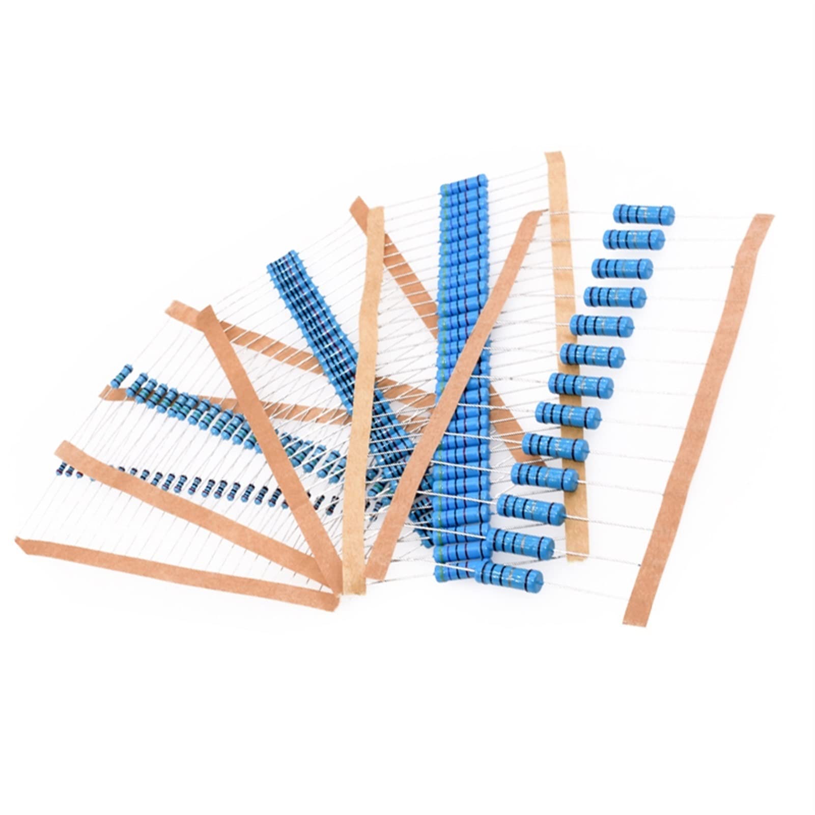 300 unids / 150pcs 30 Valor Metal Metal Resistor Pack Juego de resistencias de inmersión de 1percent 0. 5W 1W 2W 3W (0.1 Ohm -750 Ohm) YIJIAN (Resistance : 2W -150pcs)