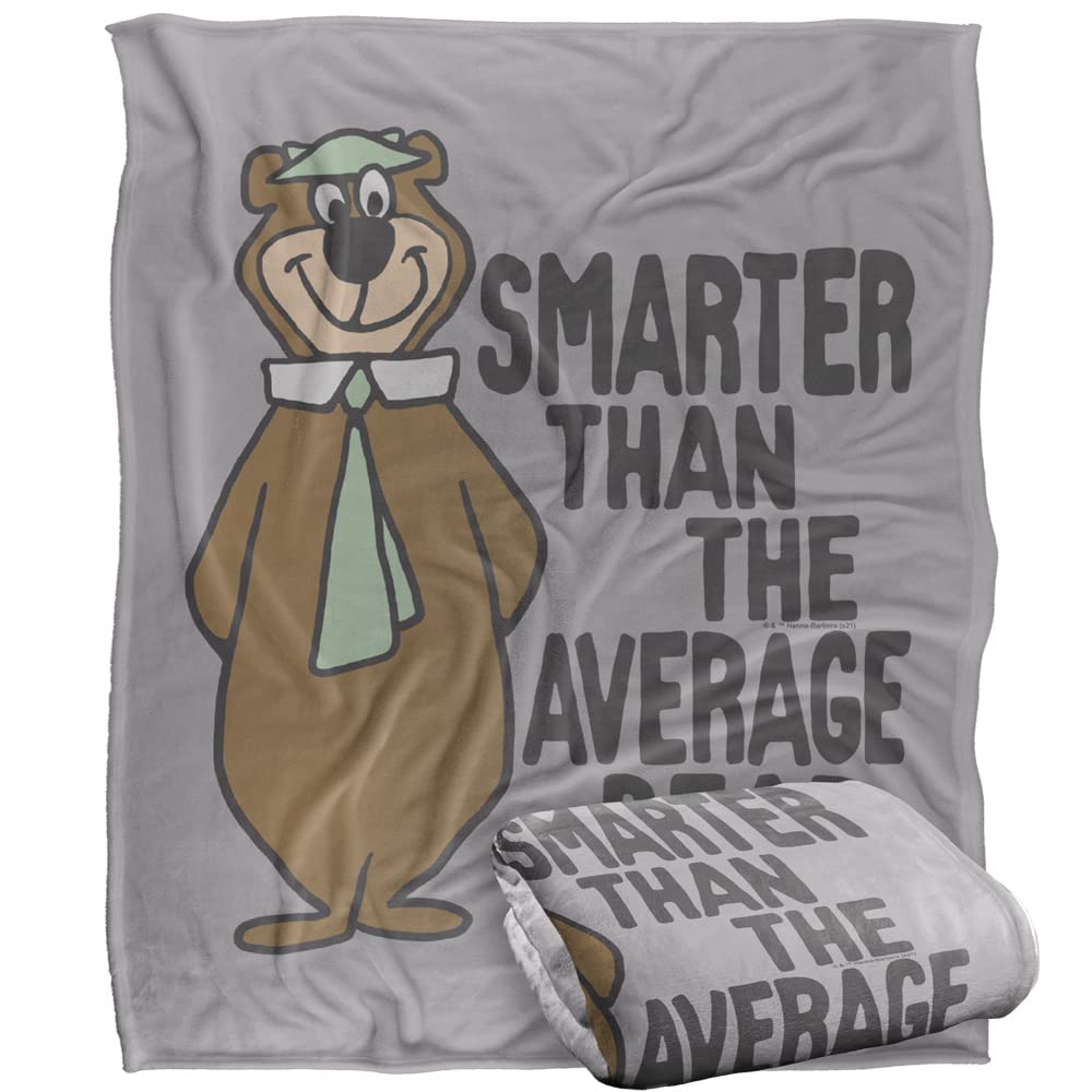 Plaid souple YOGI BEAR toucher soie pour un moment de bien-être