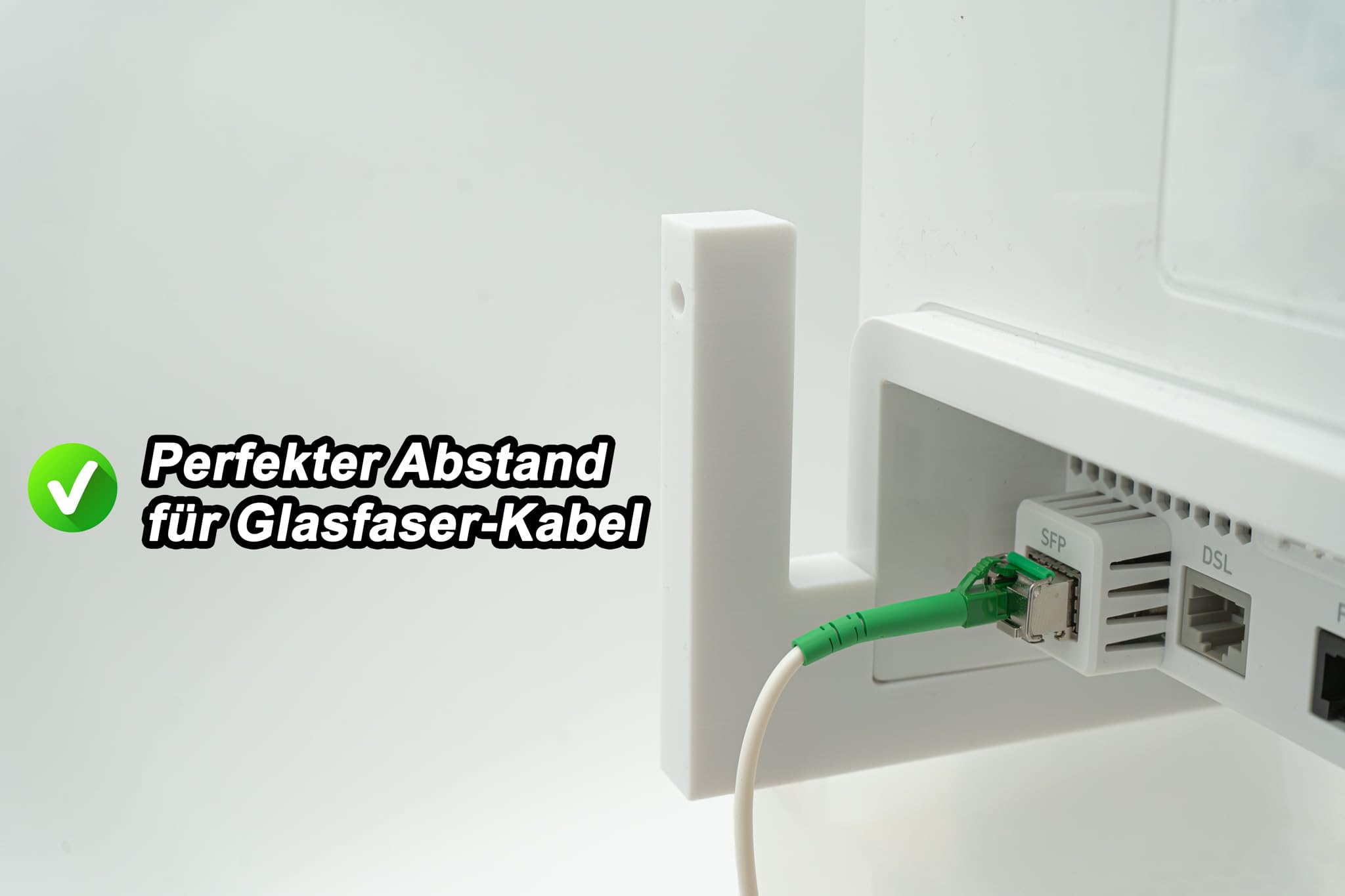 Supporto Da Parete Fritzbox AVM FRITZ!Box 5690 1&1 Nero Inclusi Viti E - Foto 7