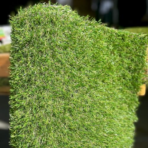 Gazon Synthétique 22mm - 1Mx3M Soit 3m² - MGS/Pelouse Artificielle 22mm 3m² - Pour terrasse/jardin Économique & Ultra Réaliste