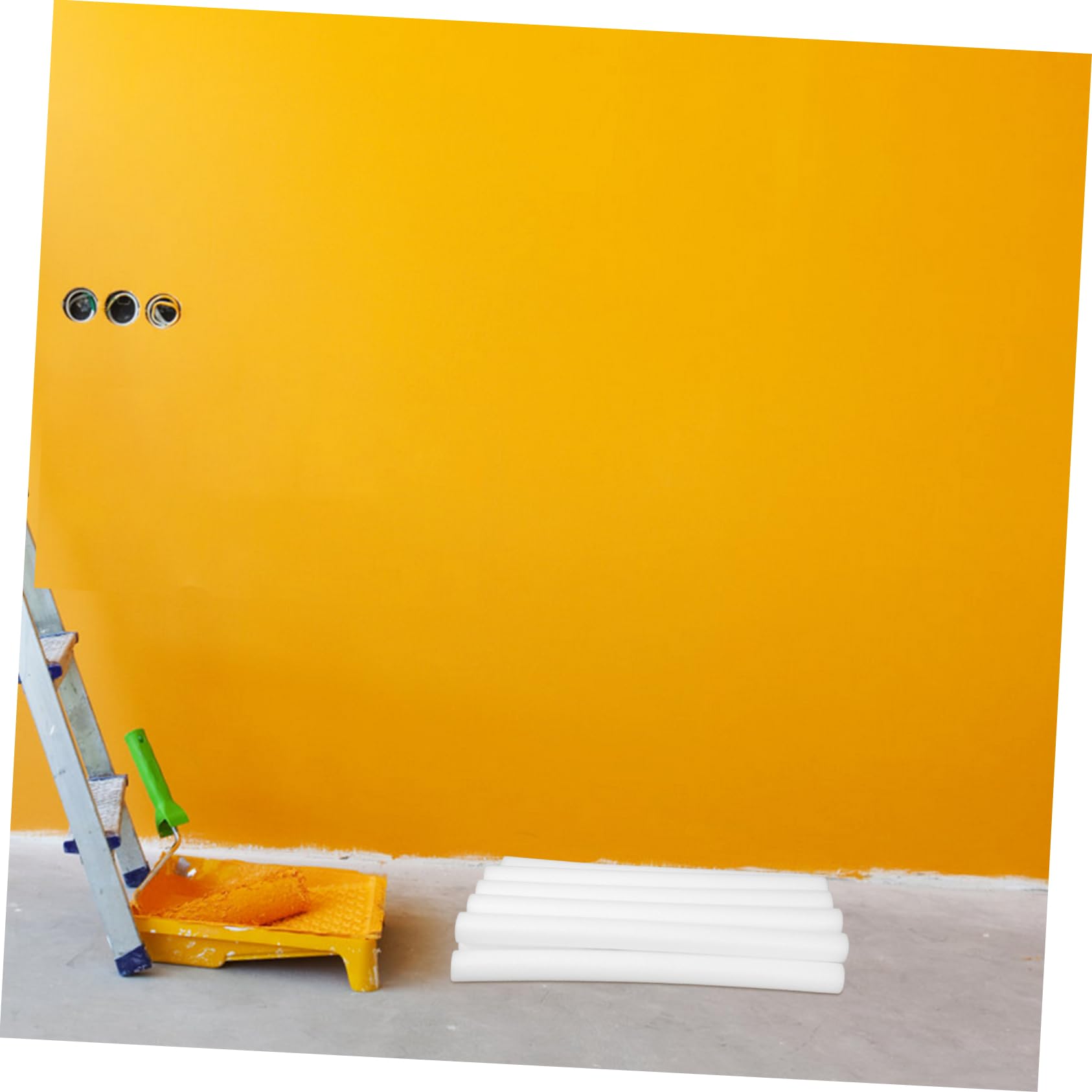 Inserto di Imballaggio in Schiuma Epe Bianca 10 Pezzi, Tubo 4cm