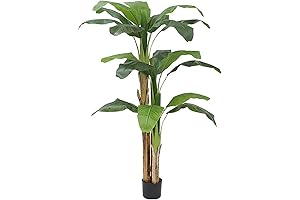 Luxurious 6FT Artificial Banana Tree for Indoor/Outdoor Décor