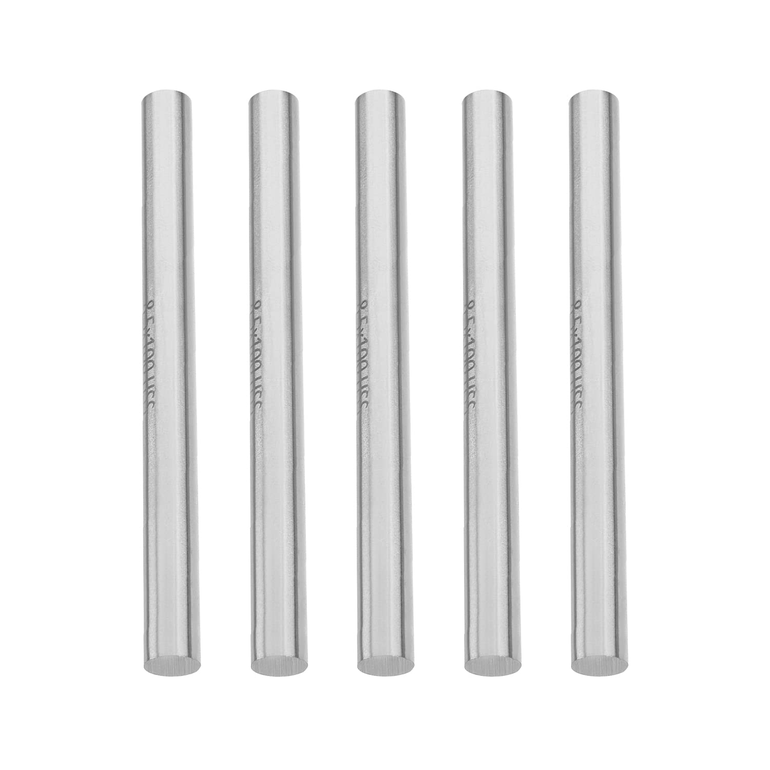 Auniwaig Okrągły pręt stalowy o średnicy 8,5 mm do 100 mm długości HSS, narzędzie tokarskie do wału zębatego wiertarki, tokarki, wytaczarki, miniaturowej osi, trzpień cylindryczny, narzędzie