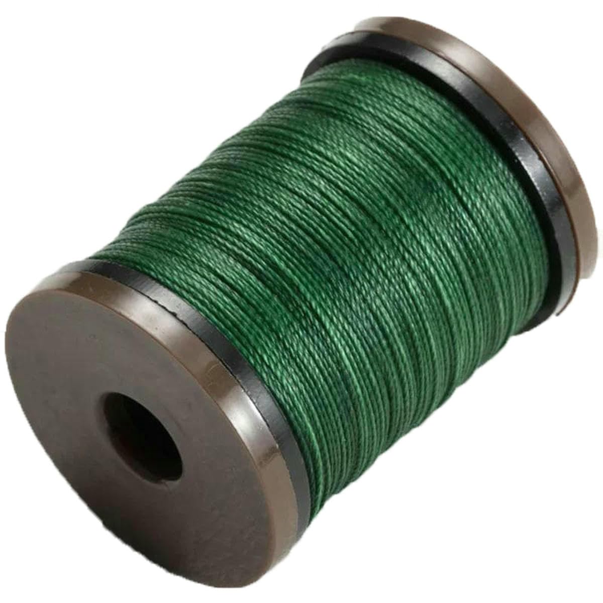 0.4-0.8mm Round Waxed Thread for Leather Craft Sewing Jewelry Round Wax Coated Thread for Braided Bracelets Leather Sewing-38- Green-0.8mm 36m