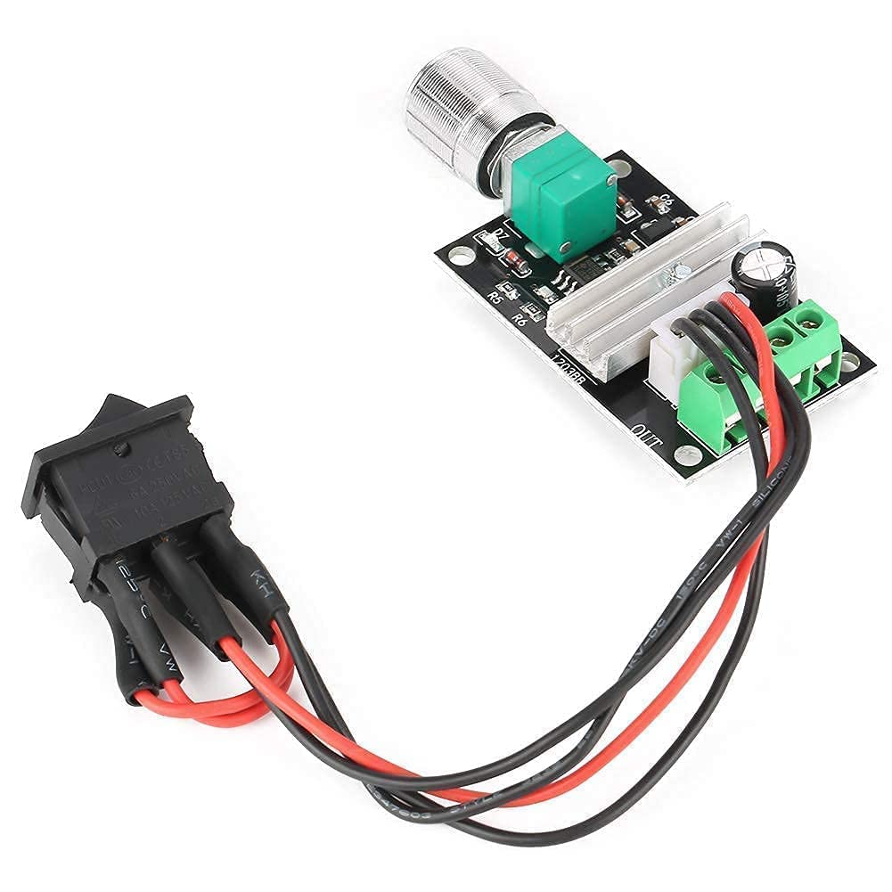 Régulateur Vitesse Moteur DC PWM - 1.8-12V 2A - Pour Moteurs Essuie-glace, Ventilateurs