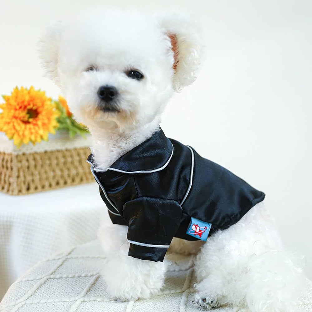 Amazon.com: Dog Pajamas Soft Silk Shirts Loungewear