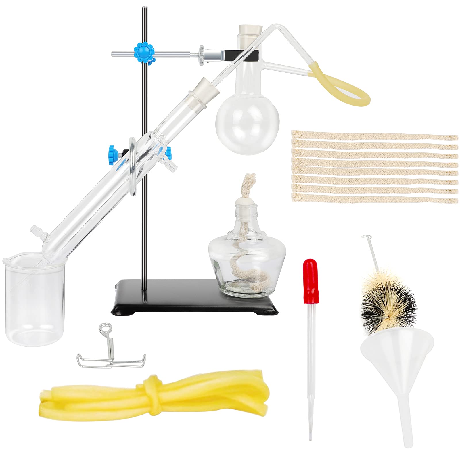 Buy 100ml Lab Distillation Apparatus Essential Oil Distillation Equipment Laboratory Glassware