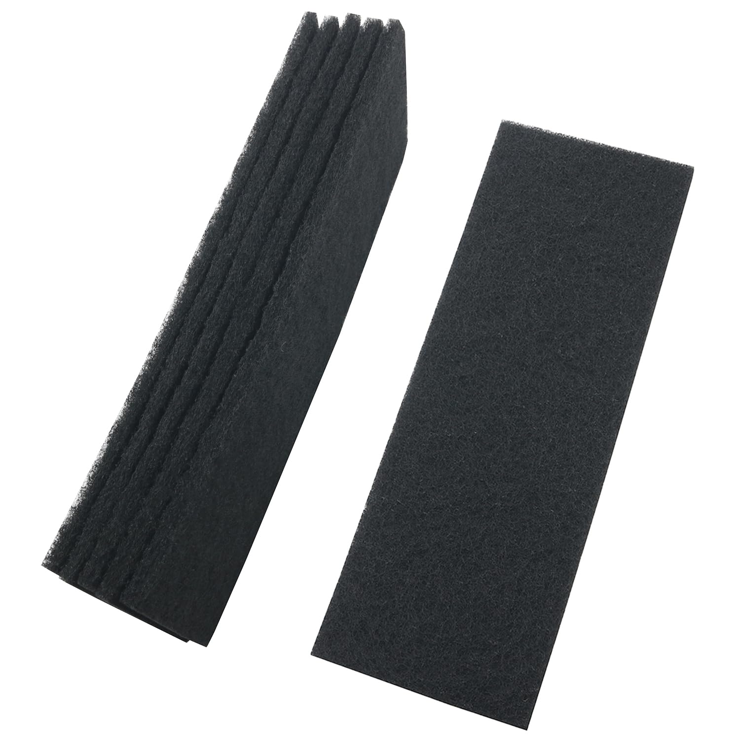 6 PCS Replacement Activated Carbon Filters Compatible with Trash Robots 98x35x02 Inches Cat Litter Box Toilet Fresh Scent Machines Used for Absorbing Cat Litter Box Odors - image 3