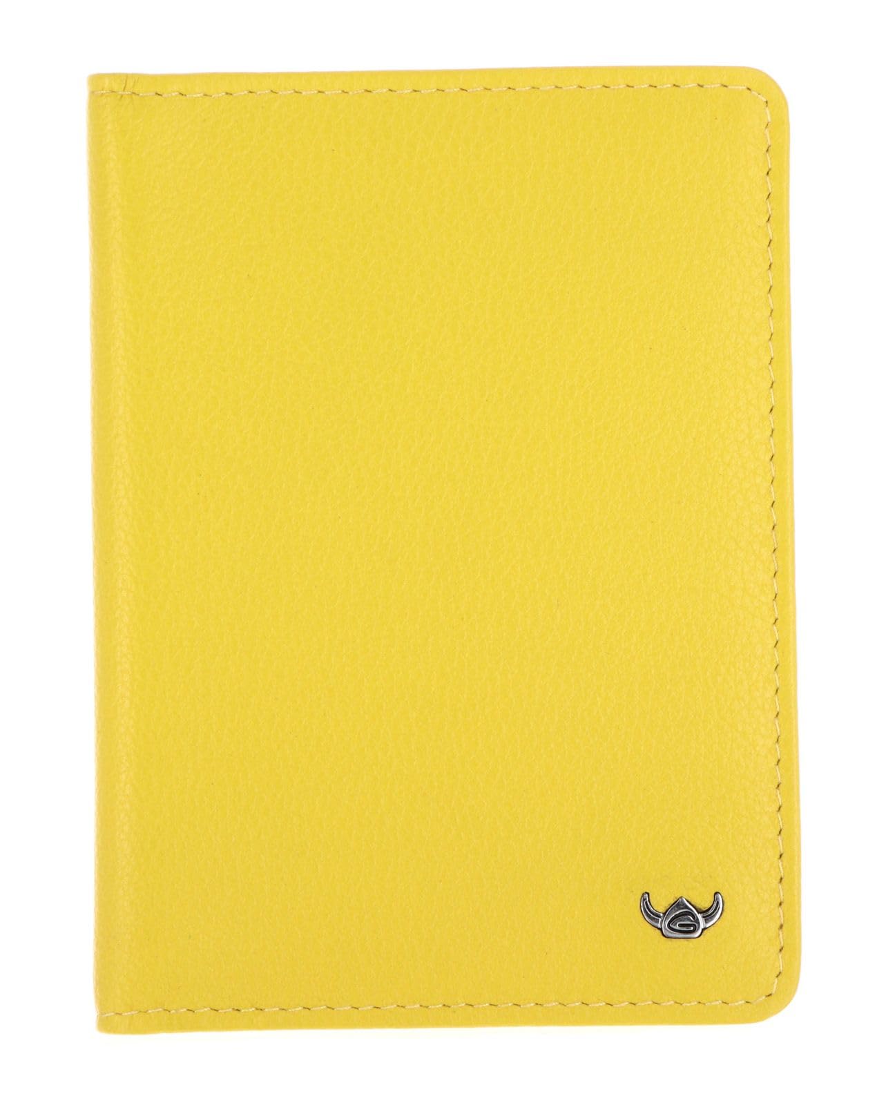 Golden Head Madrid RFID Protect Ausweisetui 4480, Sonnengelb, One Size, Klasyczny