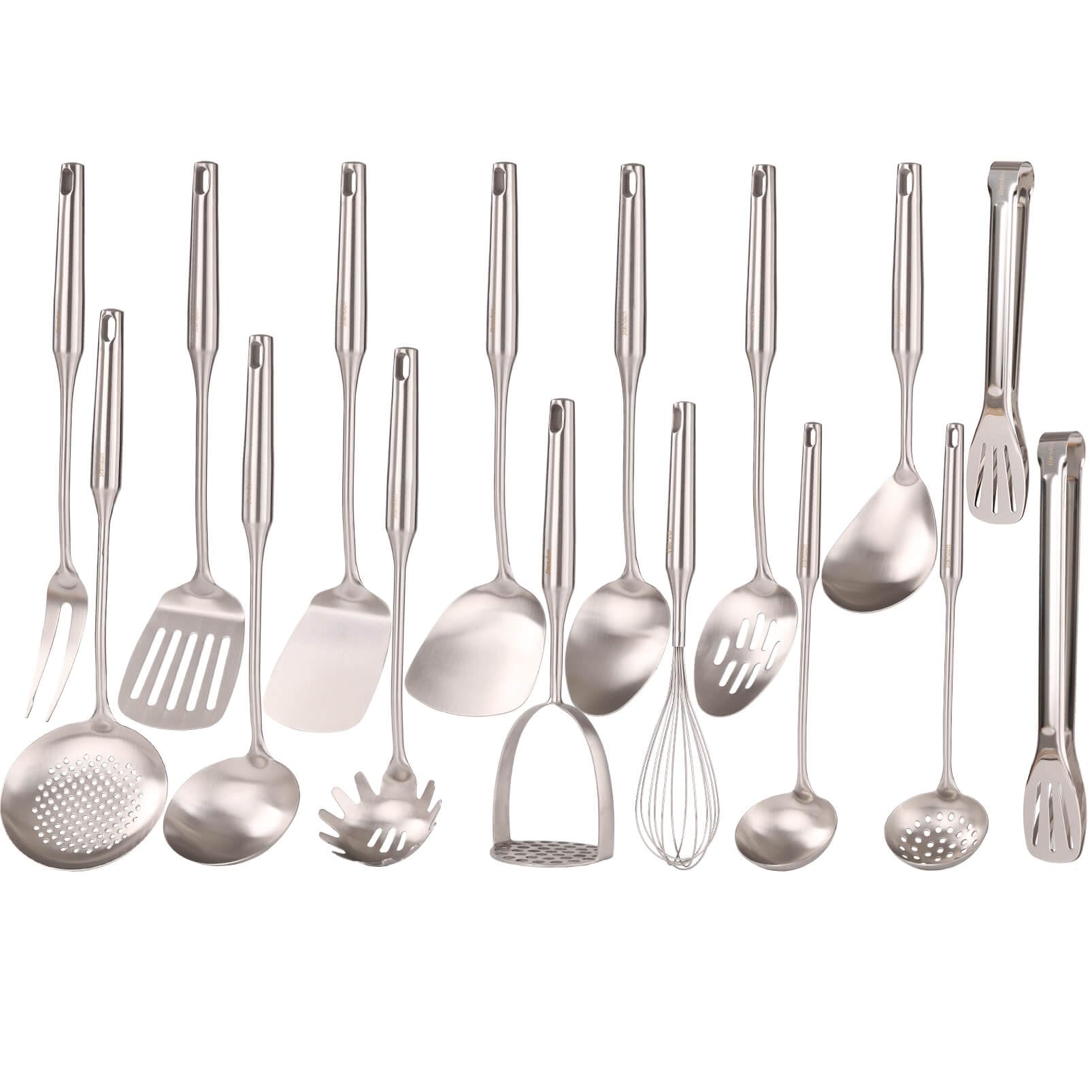 Standcn 18/10 Stainless Steel Cooking Utensils Set - 16 PCS