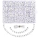 Roblue 1850PCS Acrylic Letter Beads A-Z Letter and Number Beads Round Alphabet Letter Beads for Jewelry Making Bracelets Necklaces and Key Chains 7x4mm