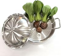 Vista 9 de Dongwon Metal 316TI - Wok antiadherente de 5 capas de acero inoxidable con tapa de 11 pulgadas y olla de mano doble con tapa de 9.5 pulgadas