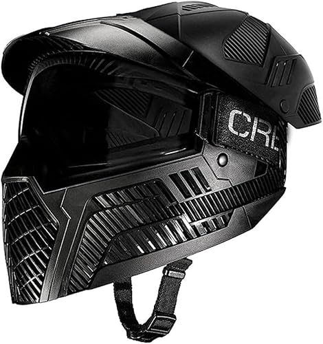 Máscara térmica de paintball de cobertura completa OPR de carbono - negro