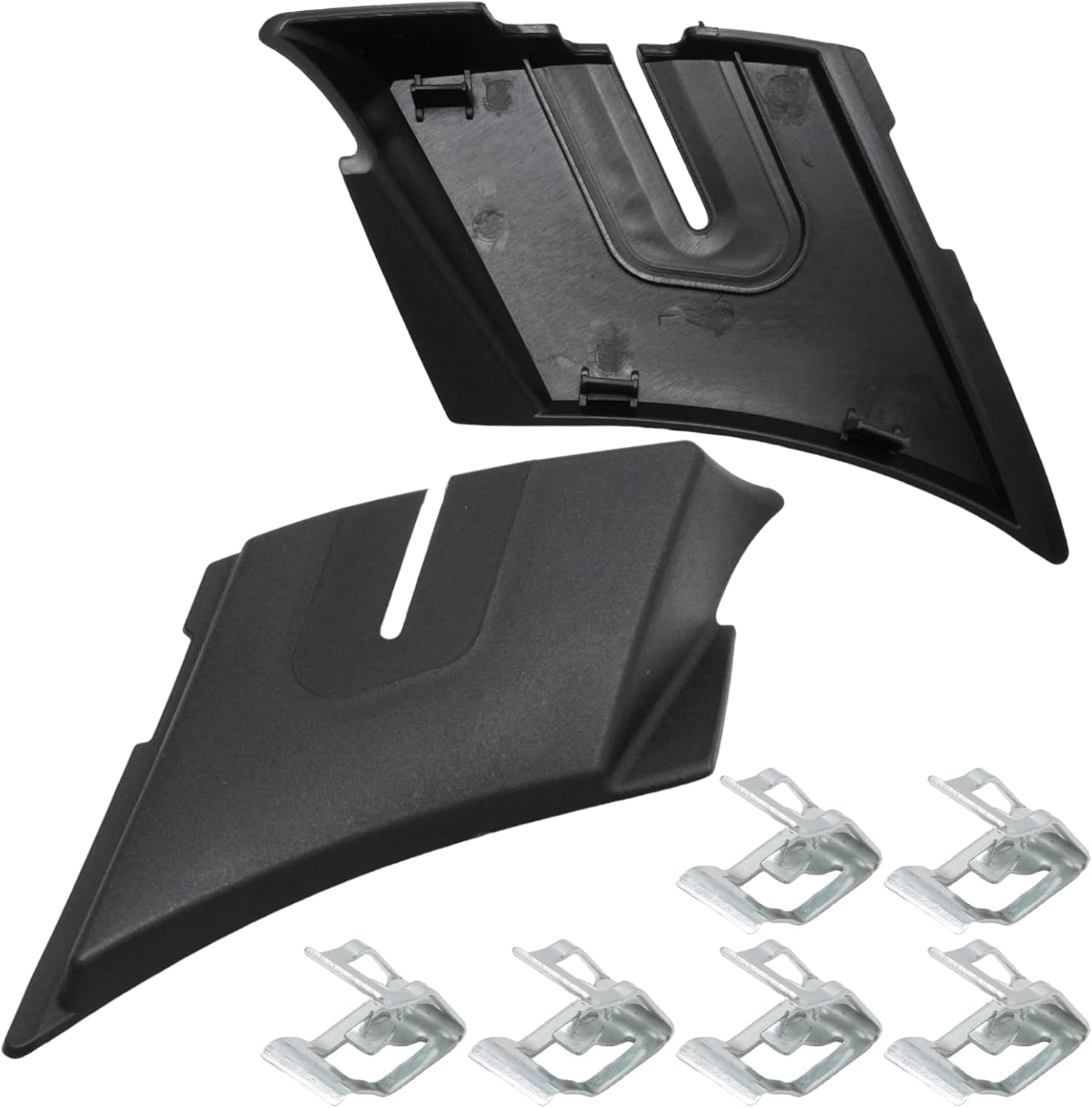 2Pcs 25820729 Windshield Wiper Cowl End, Replacement for Chevrolet Avalanche 2007-2013 Replacement for GMC Yukon XL 2007-2014, Replaces 25820730