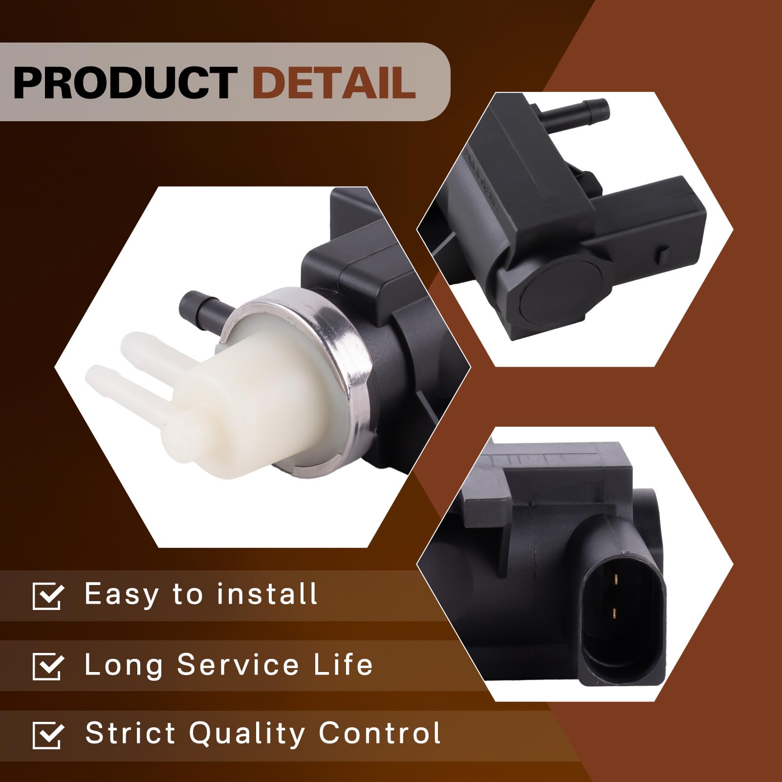 Turbo 1J0906627B - Valvola a solenoide per A3 A4 TT 1J0906627B