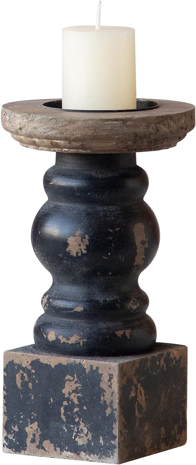 Raas - Bougeoir en bois clair sculpté n°45 main image 1