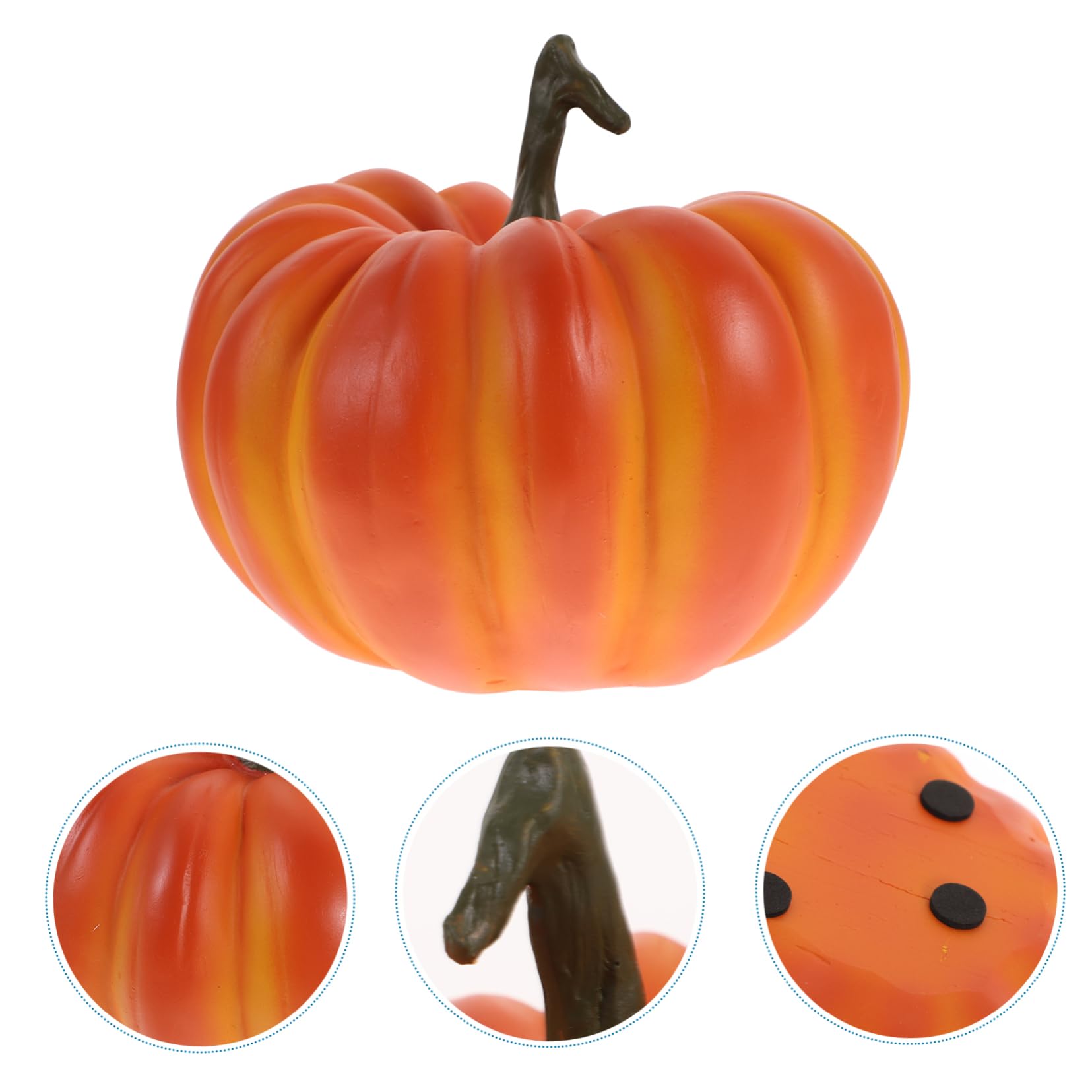 TOPBATHY Ornamenti Di Zucca Piccola Zucca Zucche Autunnali Statua Da Tavolo Di Zucca Sinistro Zucche Artificiali Zucca Autunnale Zucche Decorazione Di Halloween Falso Ups A Forma Di Orange
