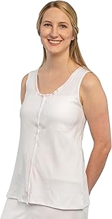Gentle Touch Post Mastectomy Recovery Camisole Includes Pockets and Breast Forms - Buy now