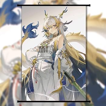 Amazon.co.jp: アークナイツ シュウ 掛ける絵 掛け軸 タペストリー 17