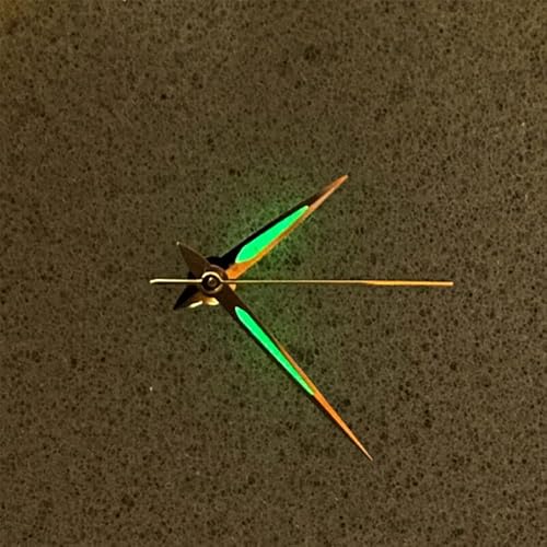 APPLAYERR 10 mm x 14 mm x 14 mm ponteiros do relógio ponteiros verdes luminosos para acessórios de m