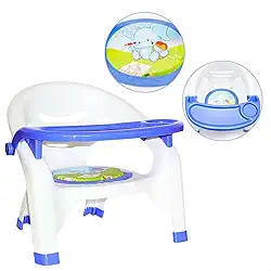 Cadeira de Alimentação Infantil Menino e Menina Cadeirinha Para Refeição Bebê Cor Azul