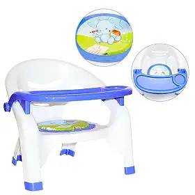 Cadeira de Alimentação Infantil Menino e Menina Cadeirinha Para Refeição Bebê Cor Azul