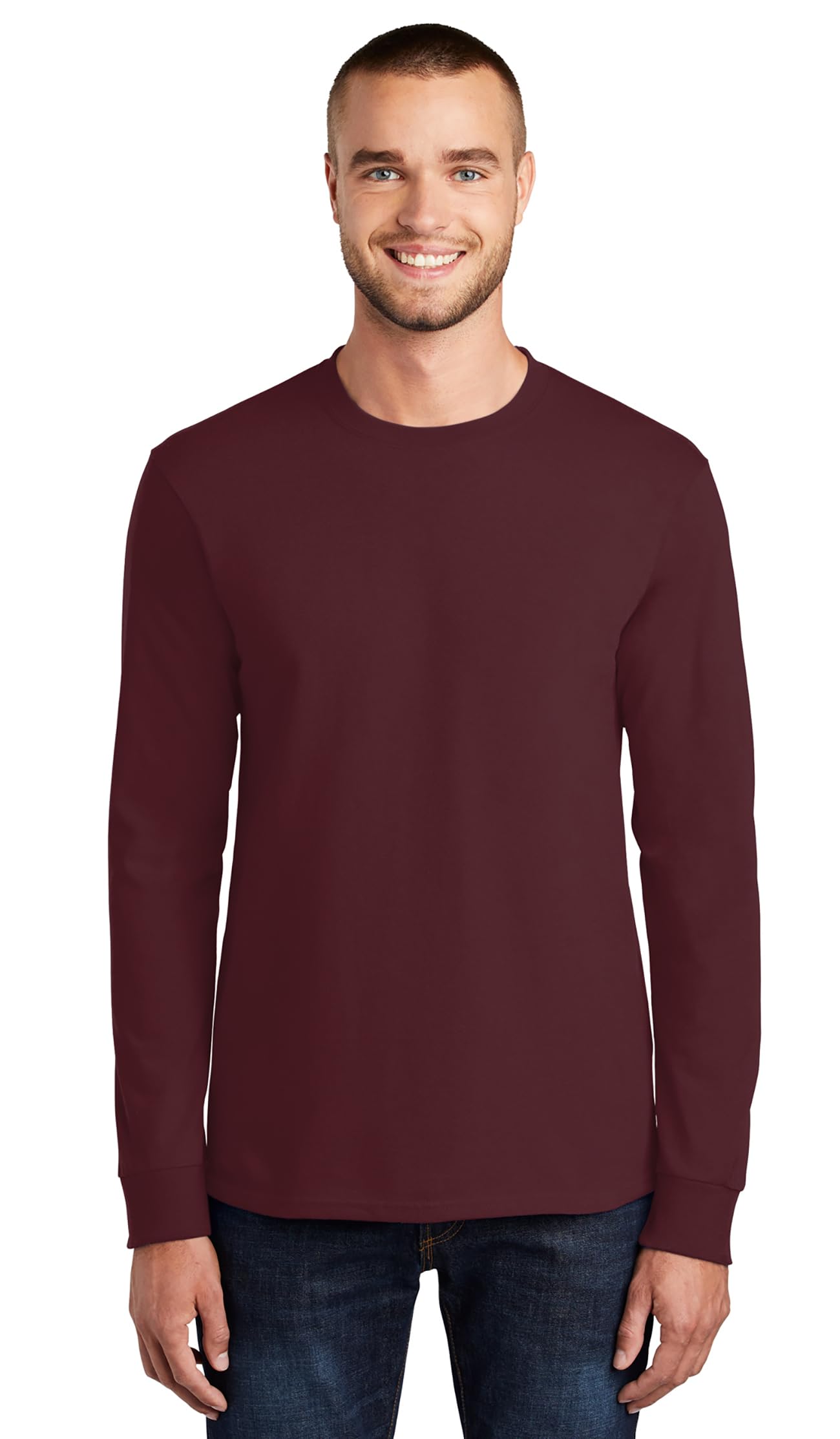 Port & Company - Tall Long Sleeve Essential Tee. PC61LST