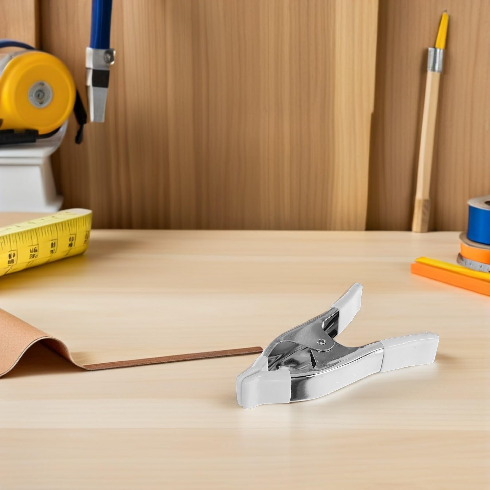 5 Szt. Sztuk Niklowanych Metalowych Sprężynowych Zacisków Do Tła Wytrzymałe Fotograficzne Do Statywów Mocne Uchwyty Tkanin PVC Sesje Zdjęciowe i Nagrania Wideo