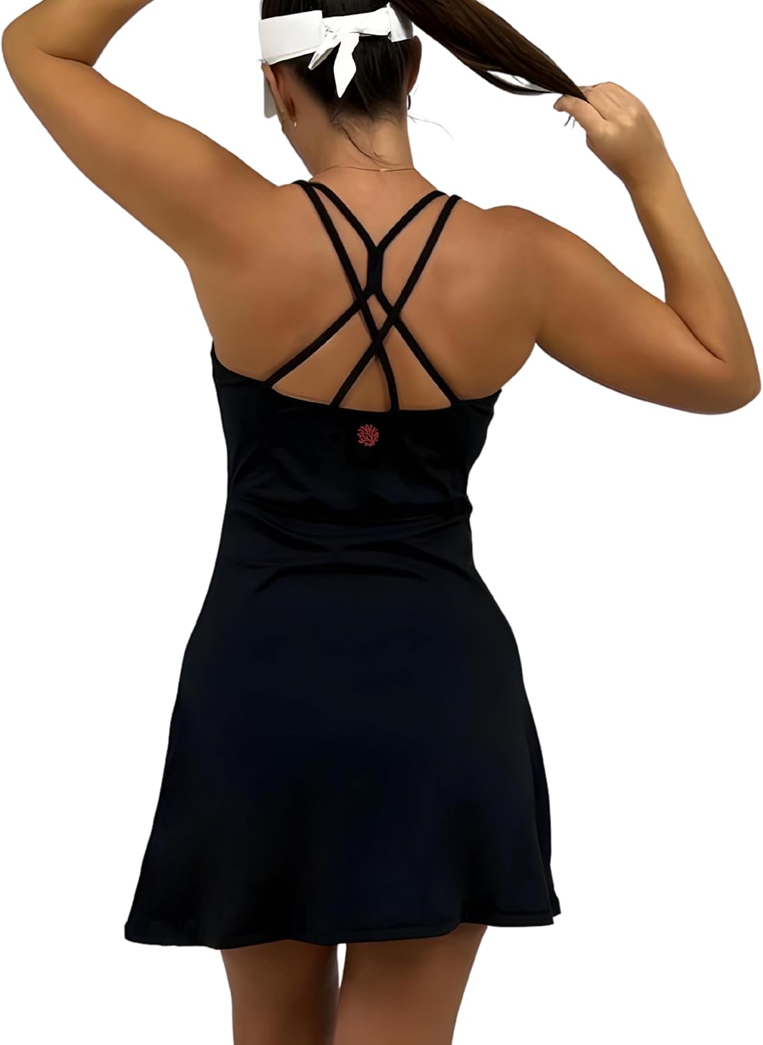 Coral Athletic Active Dress with Builtin Sports Bra