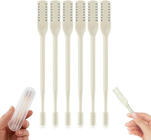 Miniatura 13 de Cuchillo de nariz de doble cara mejorado, herramienta de eliminación de vello de fosa nasal de 360°, cortador de pelo nasal 2 en 1, recortador