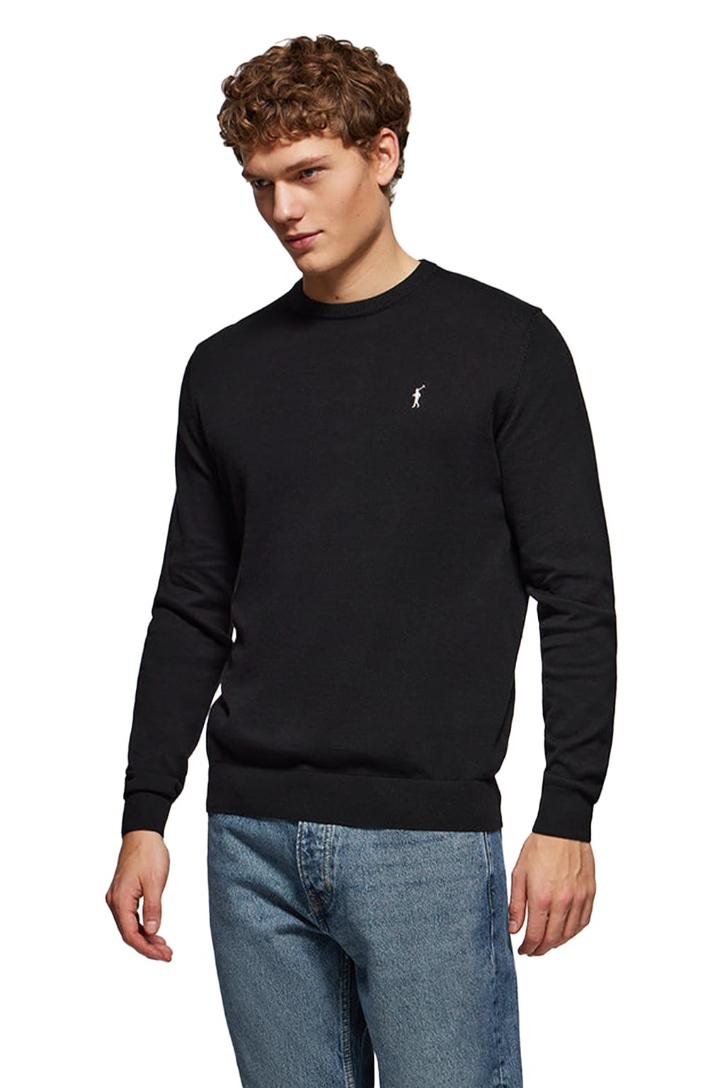 Polo Club Maglione Manica Lunga Uomo Maglioni Girocollo Crew Neck Pullover 100% Cotone